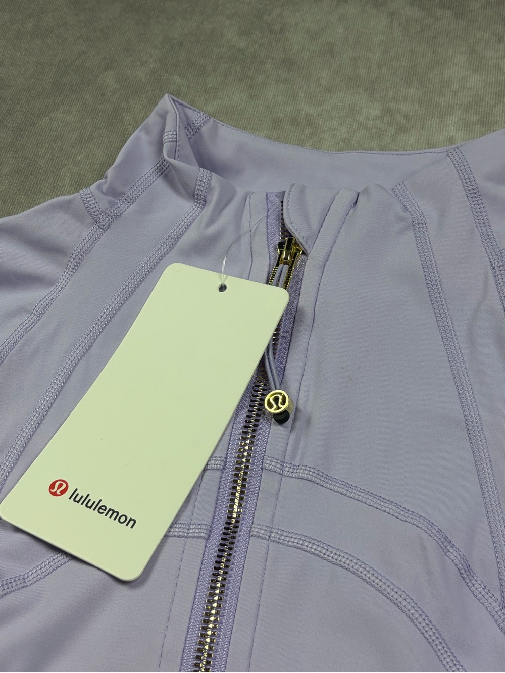 Long Sleeve Lavender Zip-Front Active Jacket Size 6 - lululemon athletica - Picture 3 of 6